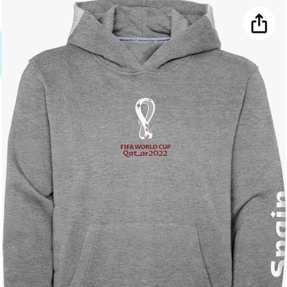 Outerstuff Men's X-Large FIFA World Cup Premium Fleece Hoodie SPAIN